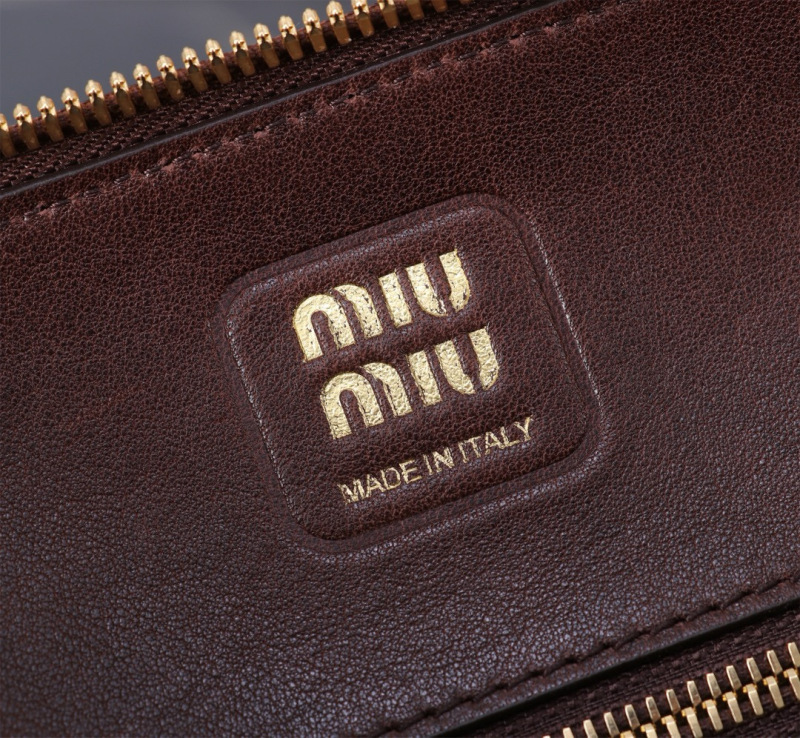 MIU MIU Aventure Nappa Leather Top-handle Bag