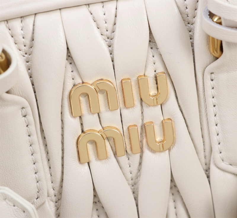 MIU MIU Arcadie Matelassé  Nappa Leather Bag