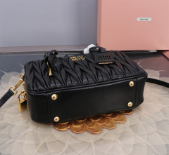 MIU MIU Arcadie Matelassé  Nappa Leather Bag