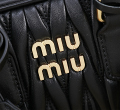 MIU MIU Arcadie Matelassé  Nappa Leather Bag