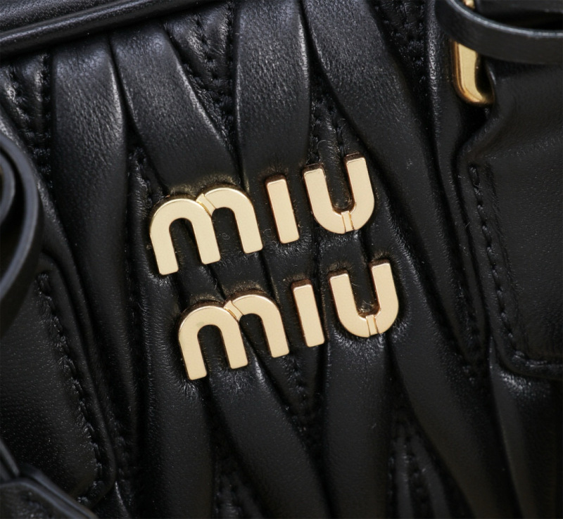 MIU MIU Arcadie Matelassé  Nappa Leather Bag