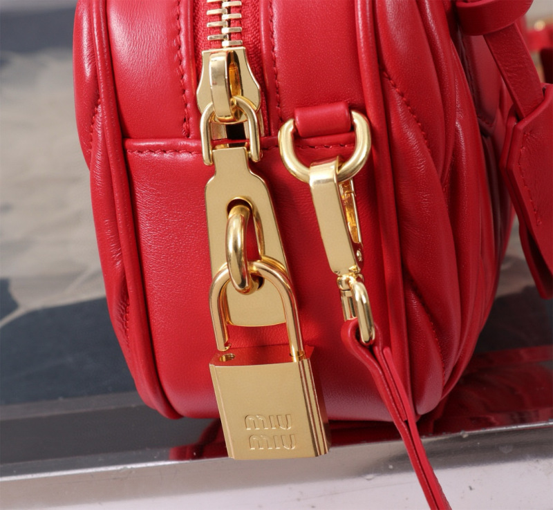 MIU MIU Arcadie Matelassé  Nappa Leather Bag