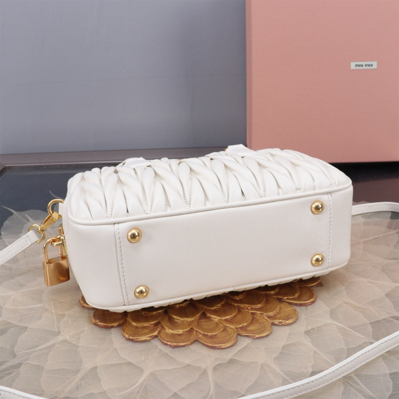 MIU MIU Arcadie Matelassé  Nappa Leather Bag