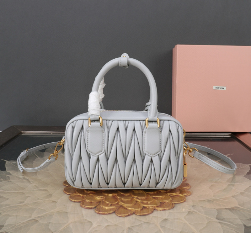 MIU MIU Arcadie Matelassé  Nappa Leather Bag