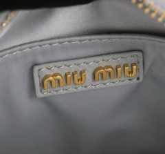 MIU MIU Arcadie Matelassé  Nappa Leather Bag