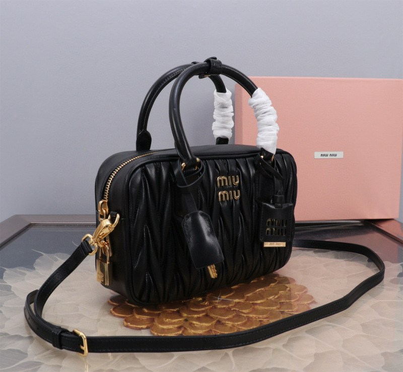 MIU MIU Arcadie Matelassé  Nappa Leather Bag