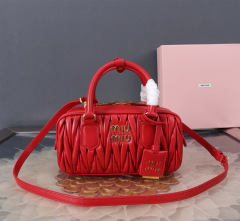 MIU MIU Arcadie Matelassé Nappa Leather Bag