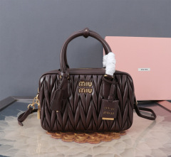 MIU MIU Arcadie Matelassé  Nappa Leather Bag
