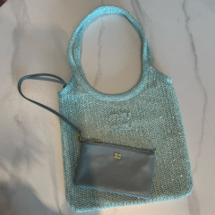MIU MIU IVY Sequin Mesh Bag