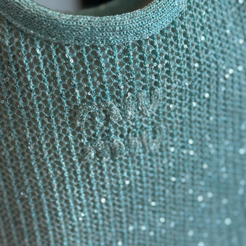 MIU MIU IVY Sequin Mesh Bag