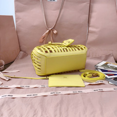 MIU MIU Leather Basket
