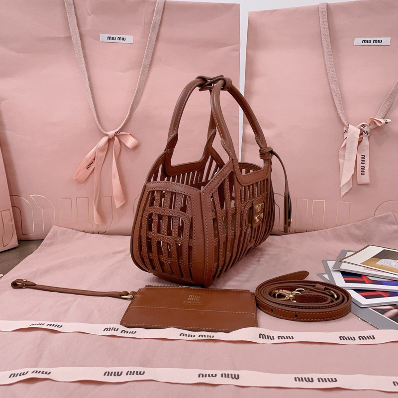 MIU MIU Leather Basket