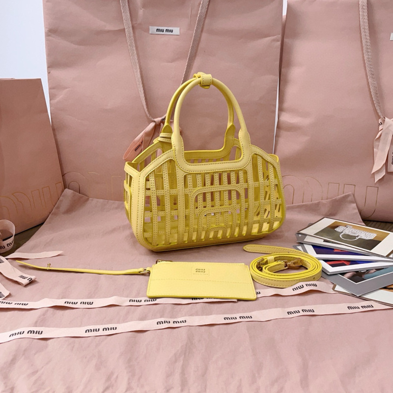 MIU MIU Leather Basket