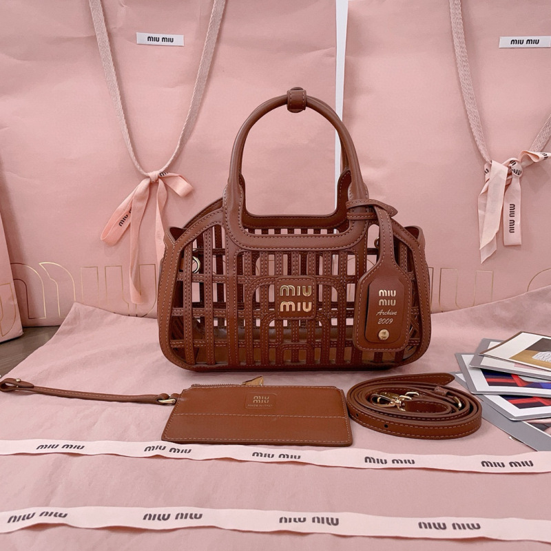 MIU MIU Leather Basket