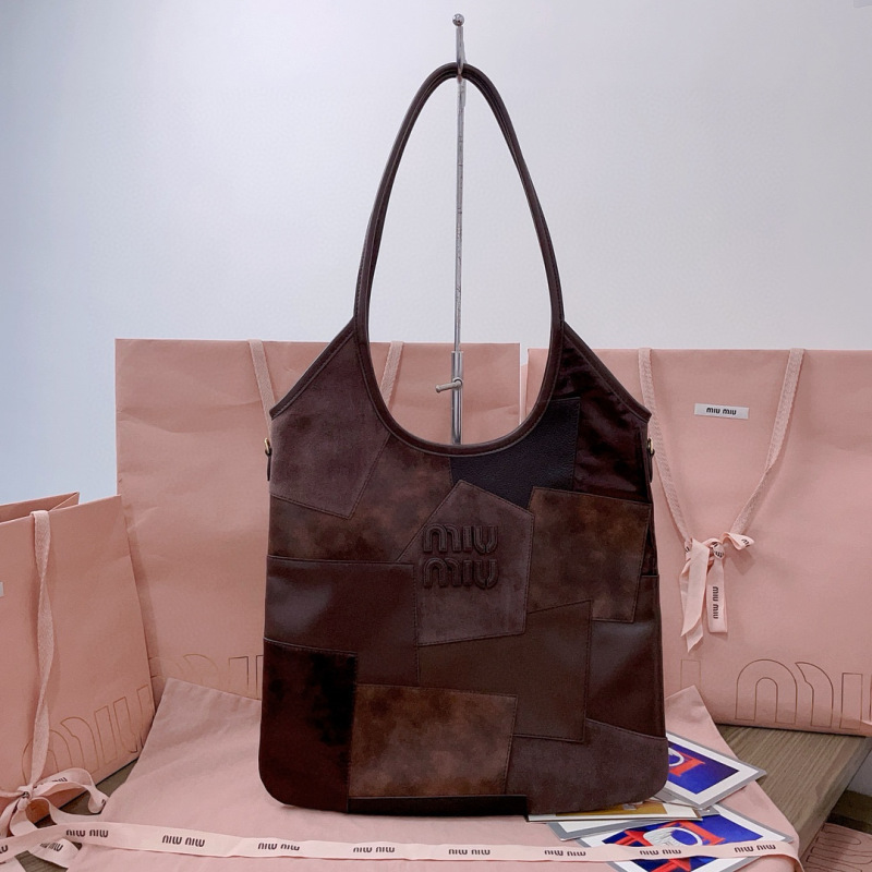 MIU MIU Ivy Leather Patchwork Bag