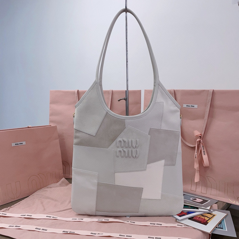 MIU MIU Ivy Leather Patchwork Bag