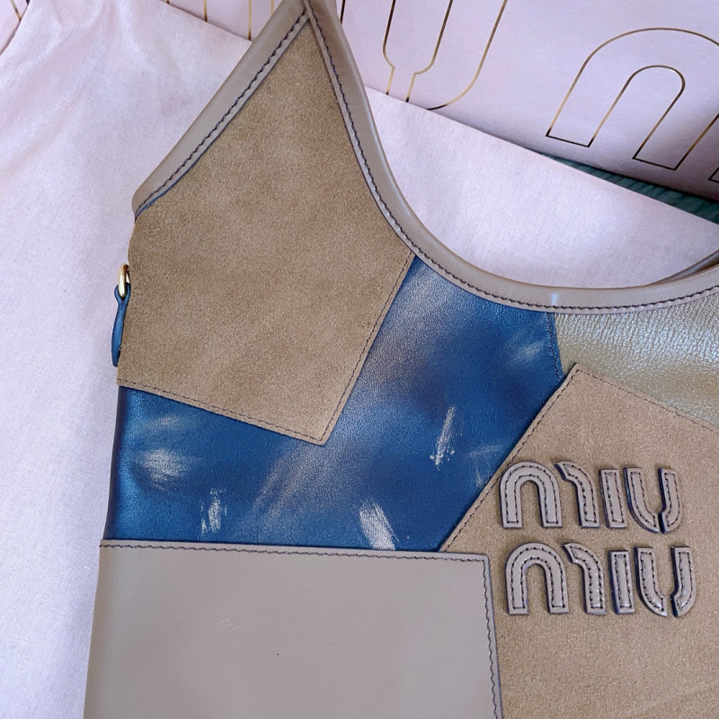 MIU MIU Ivy Leather Patchwork Bag