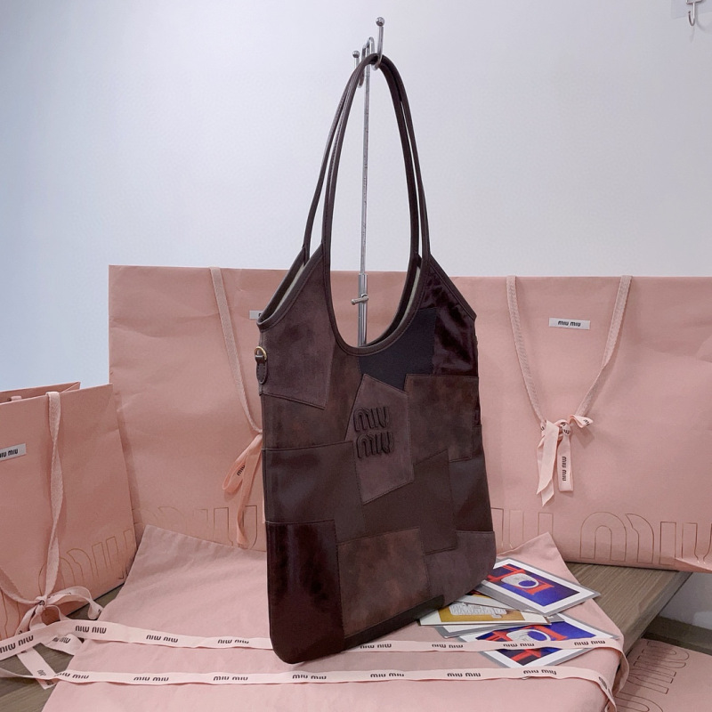 MIU MIU Ivy Leather Patchwork Bag
