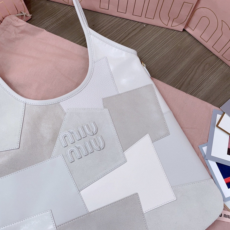 MIU MIU Ivy Leather Patchwork Bag