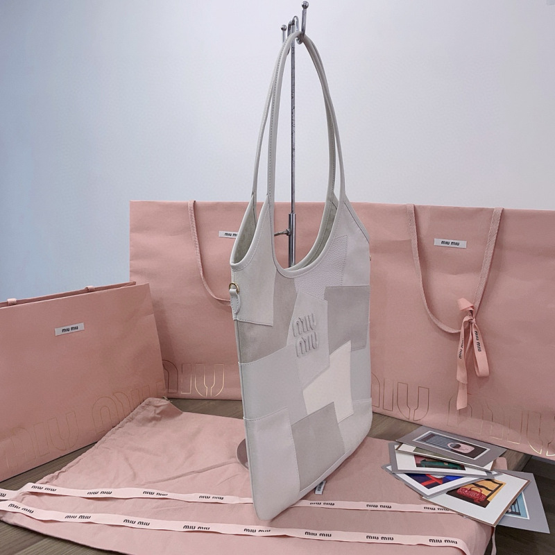 MIU MIU Ivy Leather Patchwork Bag