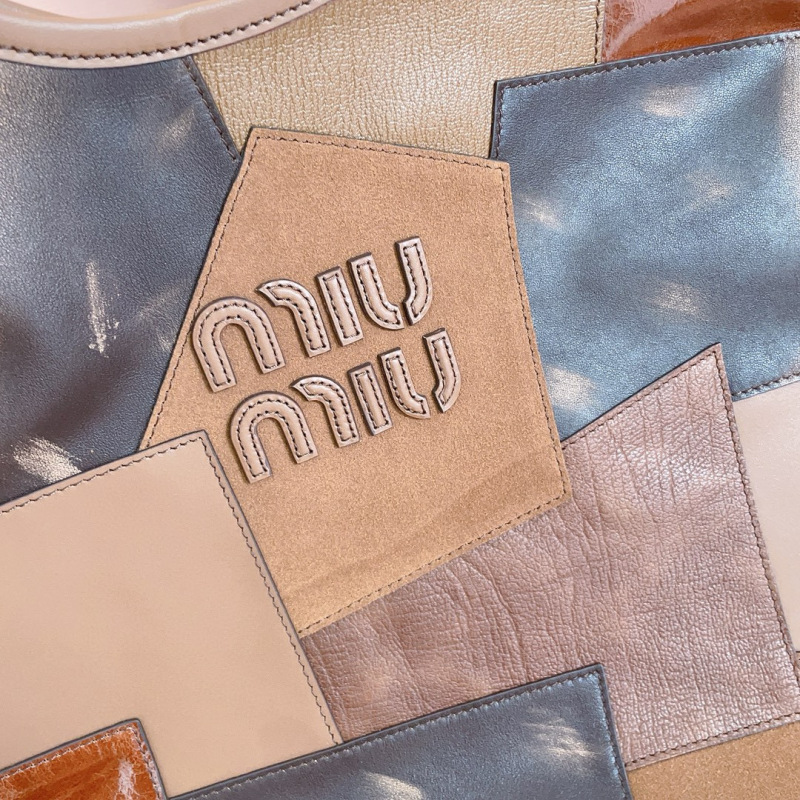 MIU MIU Ivy Leather Patchwork Bag