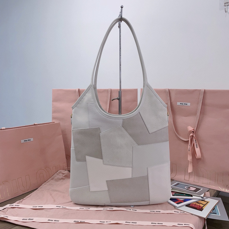 MIU MIU Ivy Leather Patchwork Bag