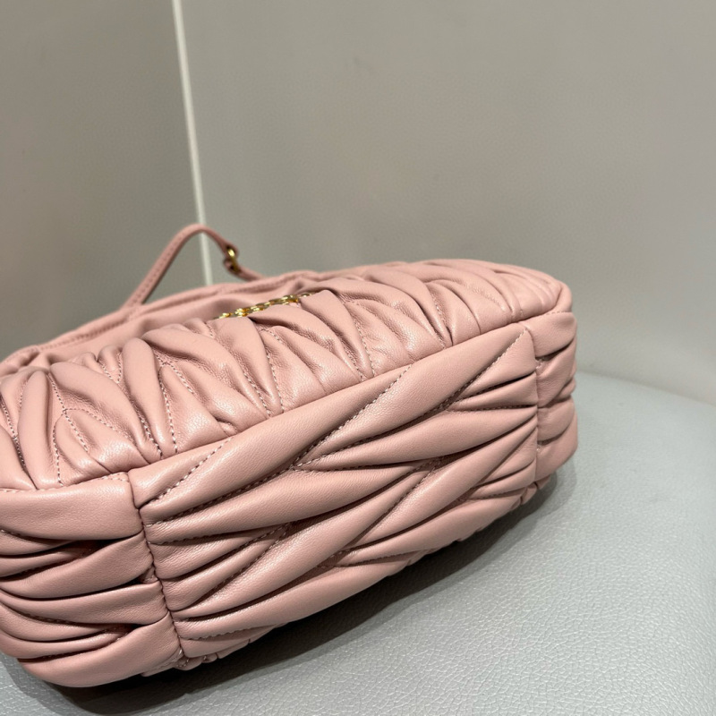 MIU MIU Wander Matelassé Nappa Leather Hobo Bag