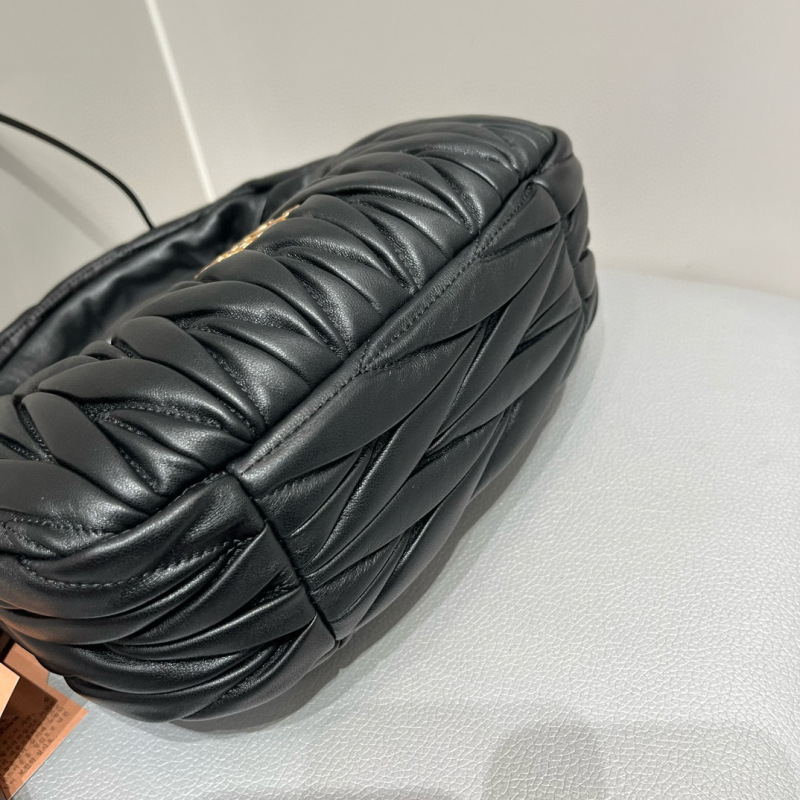 MIU MIU Wander Matelassé Nappa Leather Hobo Bag