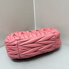 MIU MIU Wander Matelassé Nappa Leather Hobo Bag