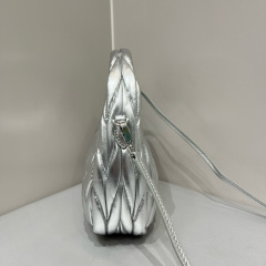 MIU MIU Wander Matelassé Nappa Leather Hobo Bag