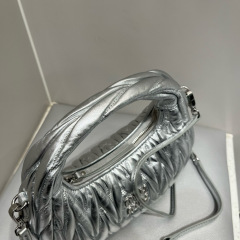 MIU MIU Wander Matelassé Nappa Leather Hobo Bag