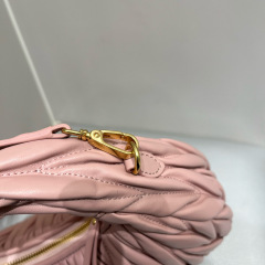 MIU MIU Wander Matelassé Nappa Leather Hobo Bag