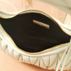 MIU MIU Wander Matelassé Nappa Leather Hobo Bag