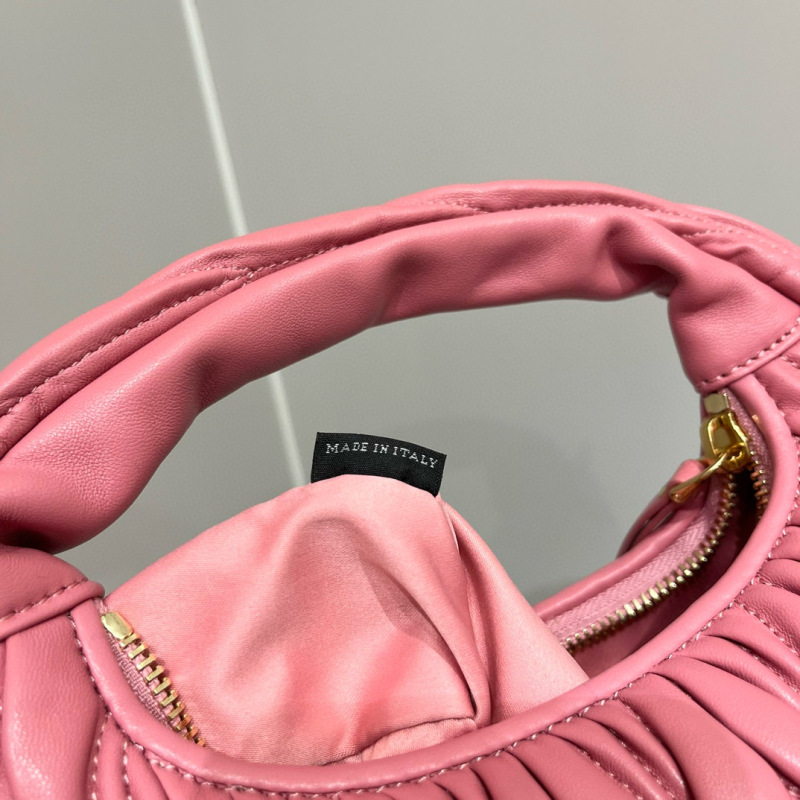 MIU MIU Wander Matelassé Nappa Leather Hobo Bag