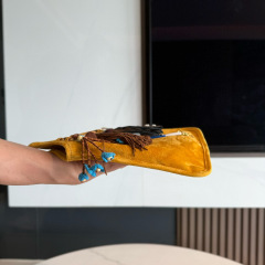 MIU MIU Suede Bag With Trick
