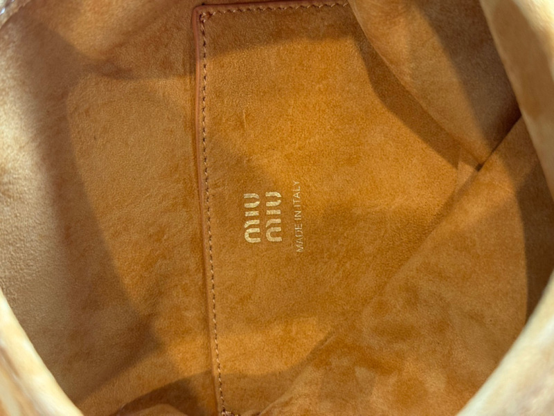 MIU MIU Suede Bag With Trick