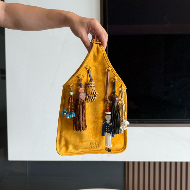 MIU MIU Suede Bag With Trick