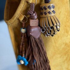 MIU MIU Suede Bag With Trick