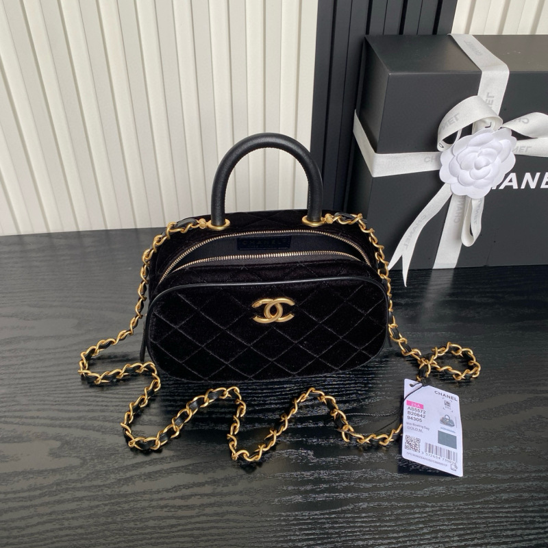 CHANEL 25A Premium Velvet Handbag