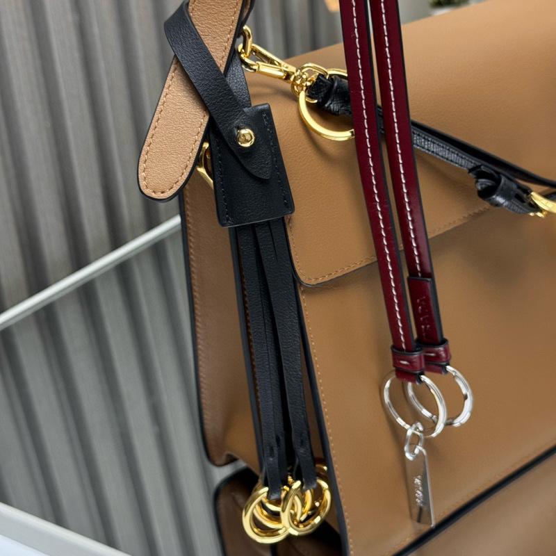 Prada Soft Sound large leather shoulder bag with charms