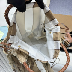 Prada Noué medium cotton macramé bag
