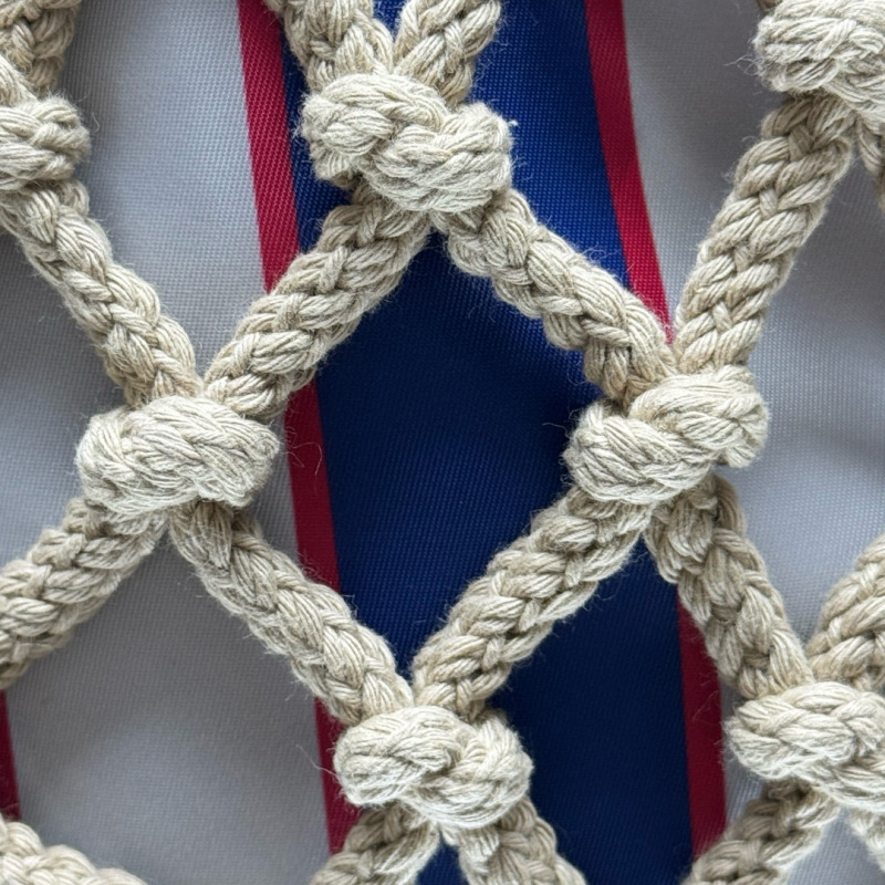 Prada Noué medium cotton macramé bag