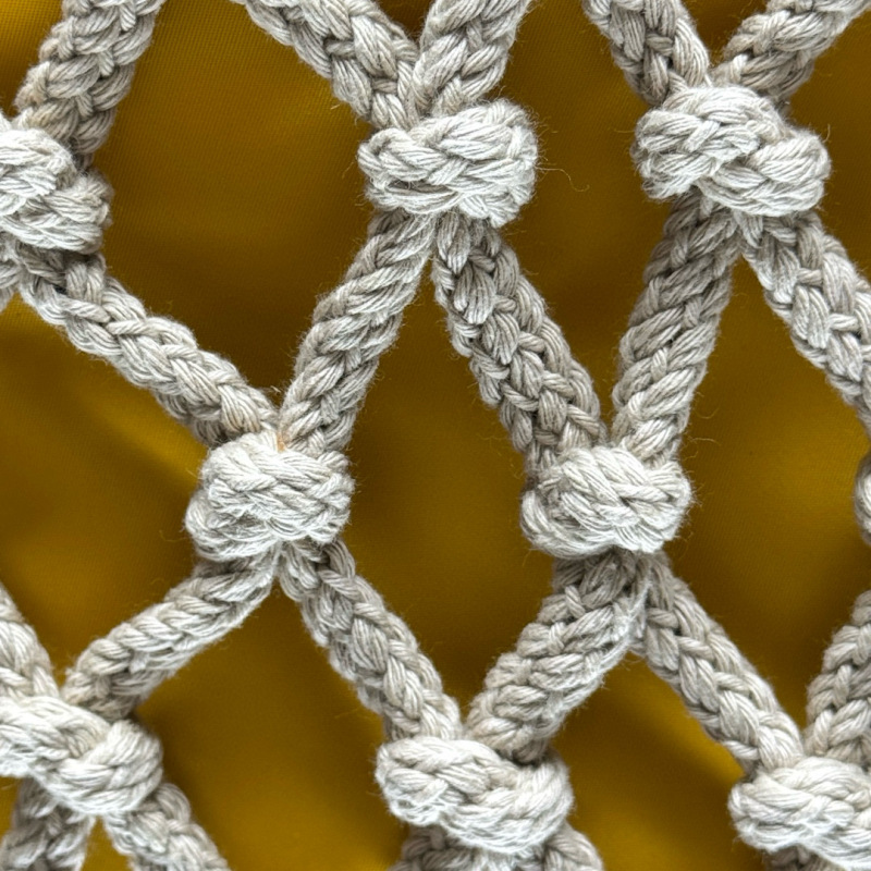 Prada Noué medium cotton macramé bag