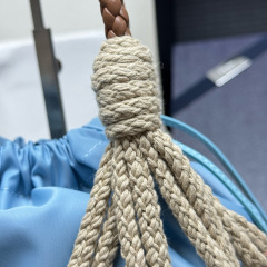 Prada Noué medium cotton macramé bag