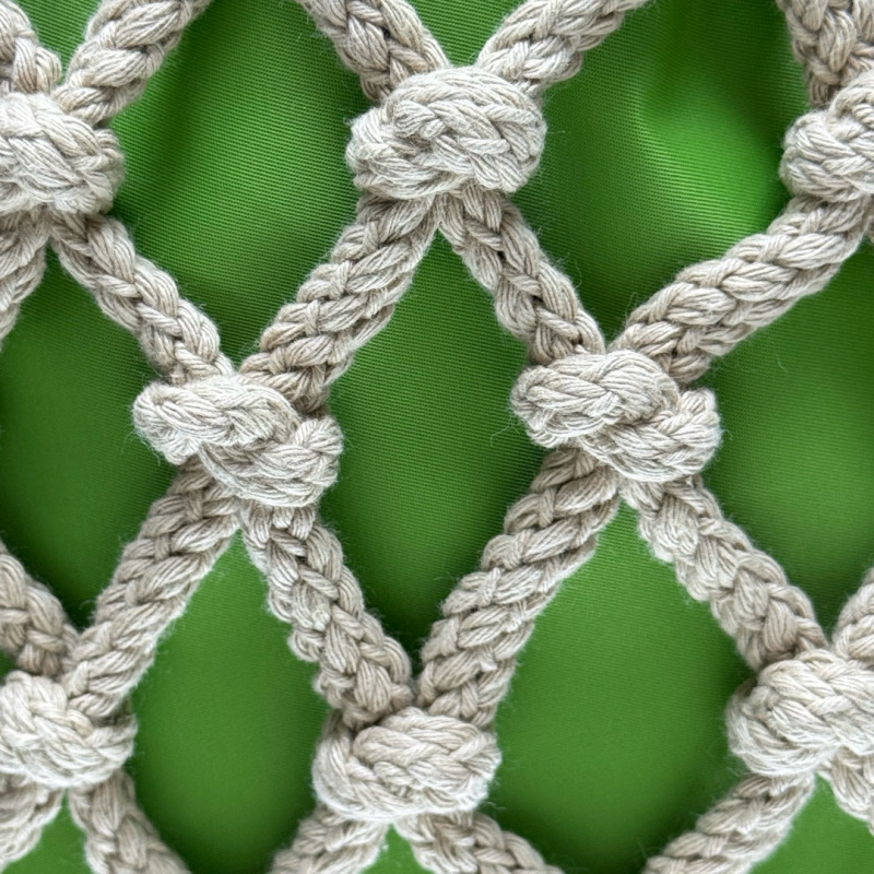 Prada Noué medium cotton macramé bag