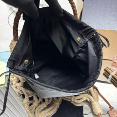 Prada Noué medium cotton macramé bag
