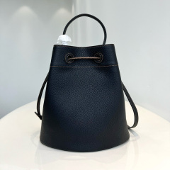 BURBERRY Small Check Bucket Bag
