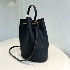 BURBERRY Small Check Bucket Bag