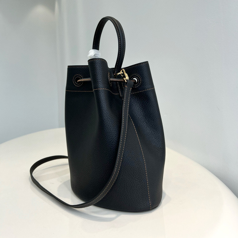 BURBERRY Small Check Bucket Bag