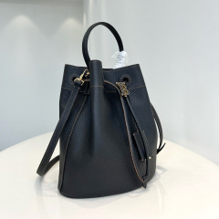BURBERRY Small Check Bucket Bag